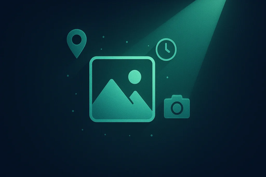 الكشف عن أسرار صورك: دليلك للبيانات الوصفية (Metadata)